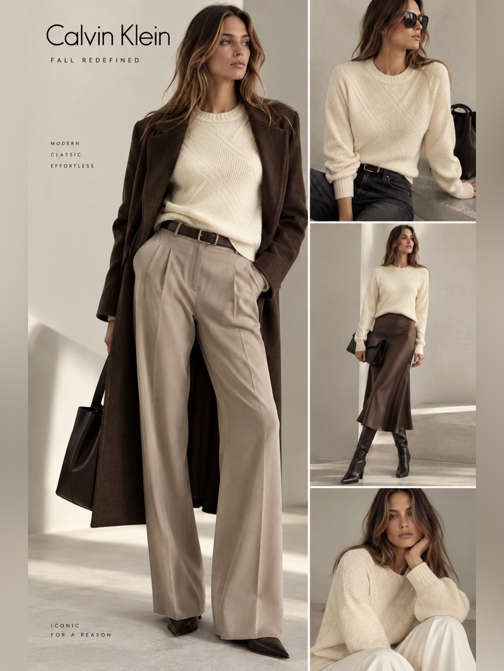 Calvin Klein Textured Fitted Sweater